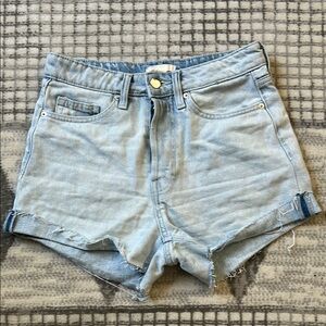H&M Light Blue Denim Jean Shorts